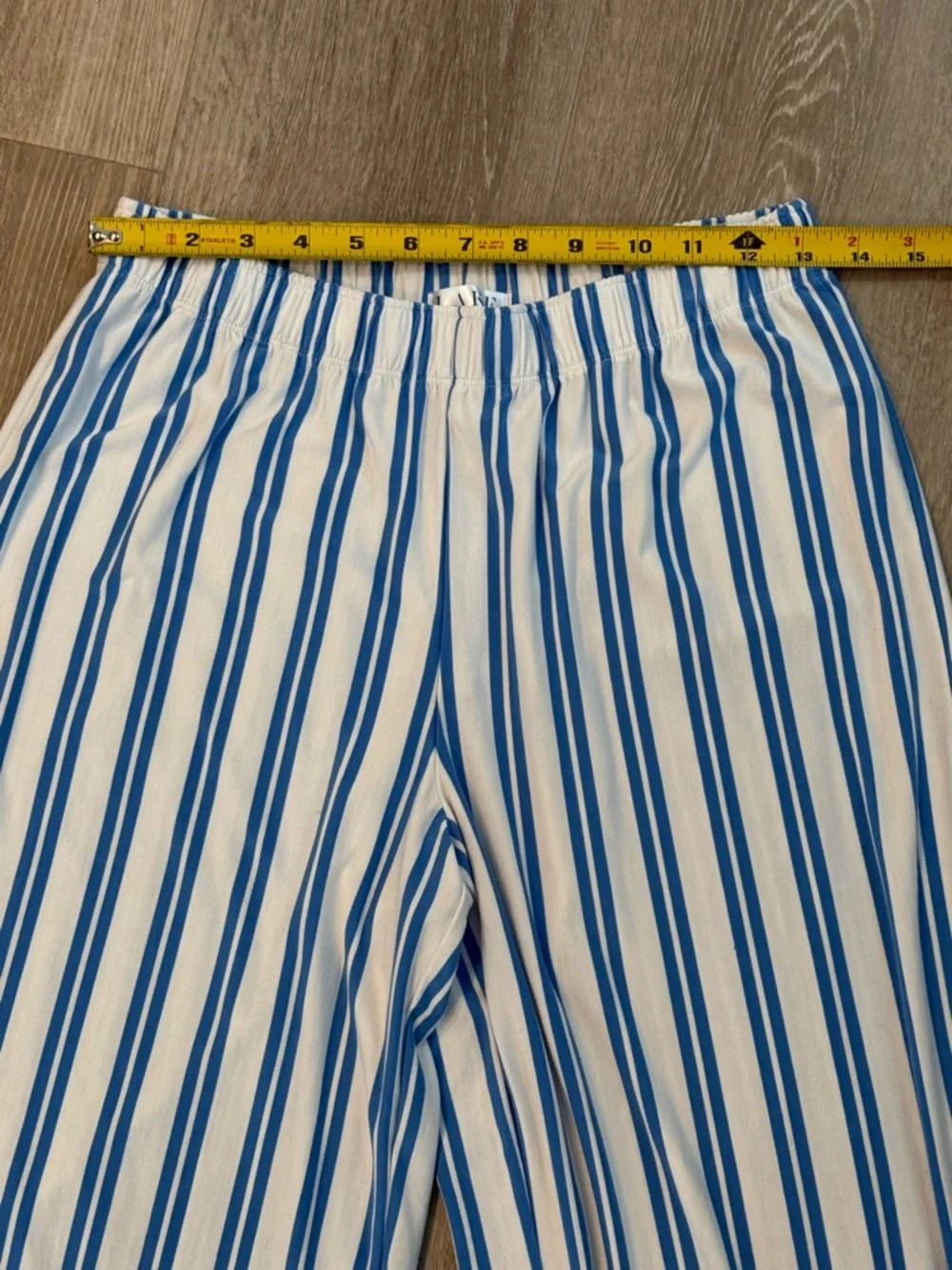 Lake Modal Pajama Pants Loungewear Coastal Blue White Stripe Soft Comfy Small - Picture 6 of 8